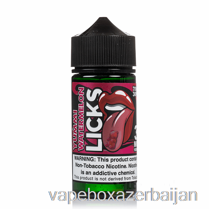 Vape Baku Yummi Watermelon Punch - LICKS Roll Upz - 100mL 3mg